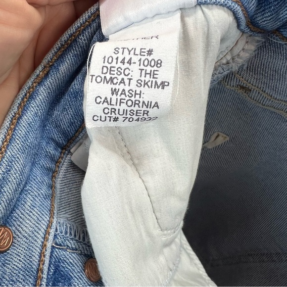 MOTHER The Tomcat Skimp Straight Leg Jeans Size 28 Color California Cruiser - Picture 11 of 11